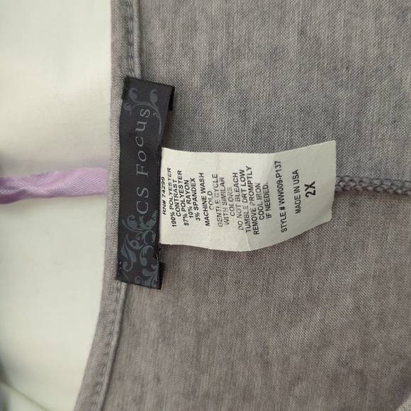 Sheer front, knit tee back - Picture 3 of 4